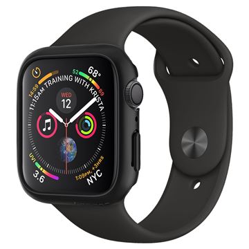 Spigen Thin Fit, black - Apple Watch SE 2022/6/SE/5/4 (44 mm)