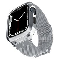 Spigen Metal Fit Pro, silver - Apple Watch 8/7 45mm