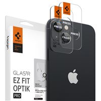 Spigen Glass EZ Fit Optik Pro 2 Pack, black - iPhone 14/iPhone 14 Plus