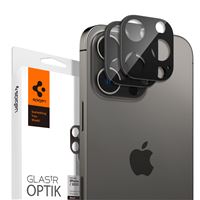Spigen Glass Optik 2 Pack, black - iPhone 14 Pro/iPhone 14 Pro Max